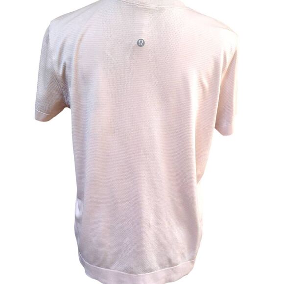 Lululemon Swiftly Tech Short Sleeve 2.0 Hip Length Pink Pearl Size 8 - Picture 6 of 9